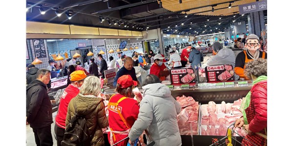 中百·鄰里匯常青店開業：零號土豬入駐，年關囤貨正當時